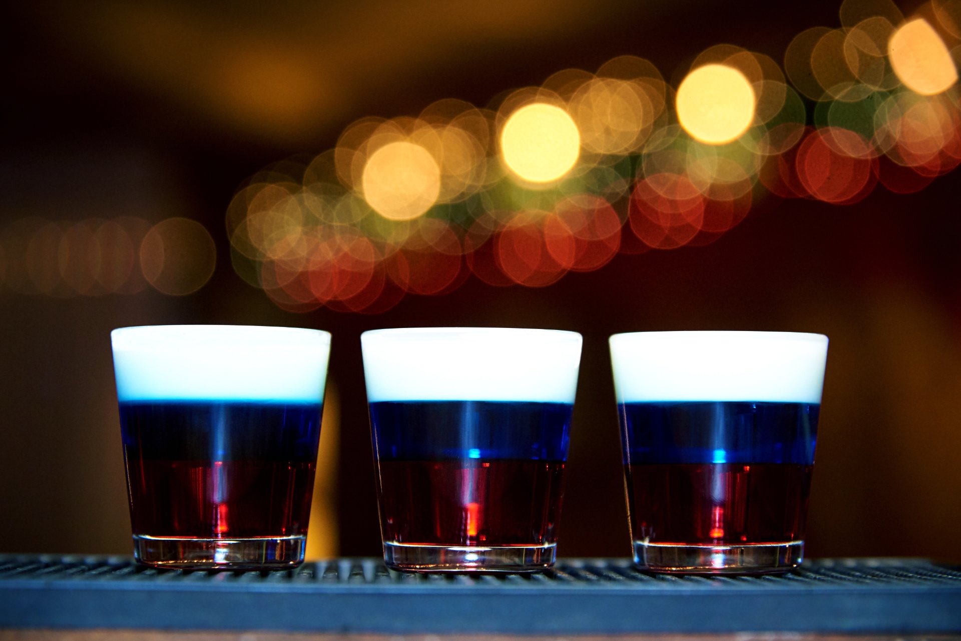 three shots