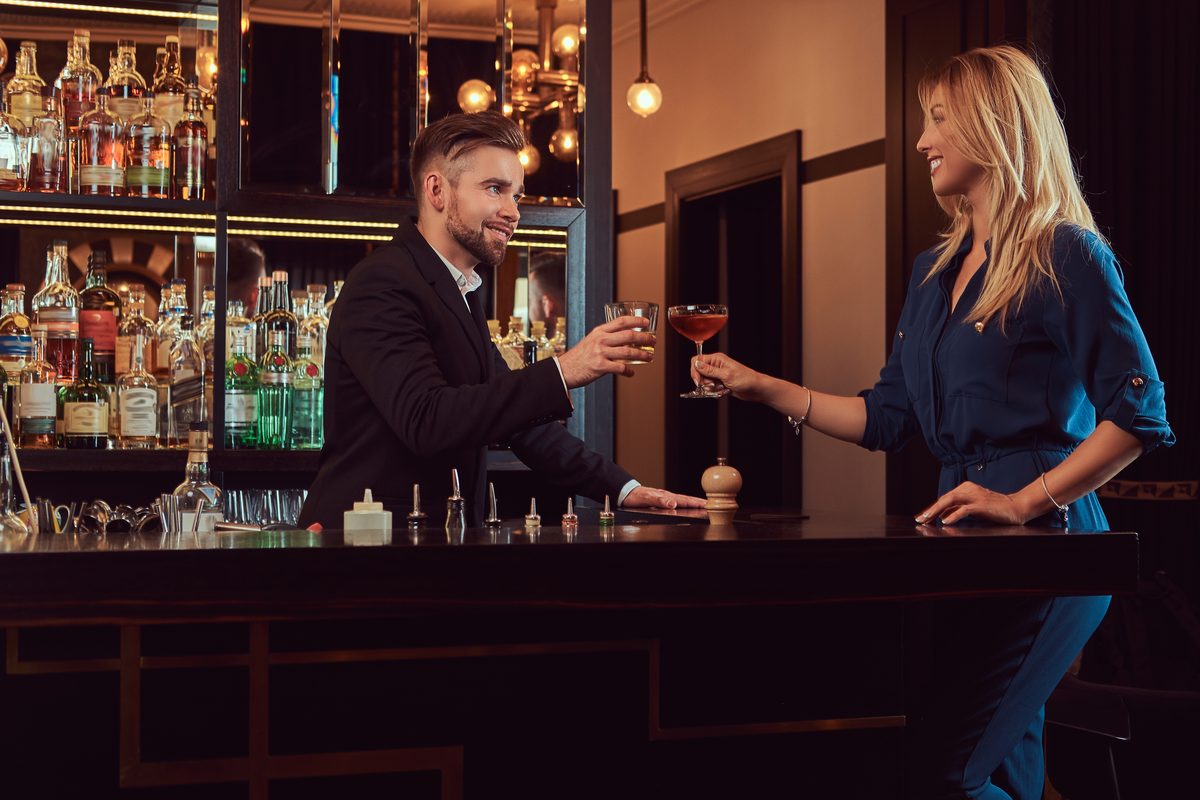 an evening at the counter