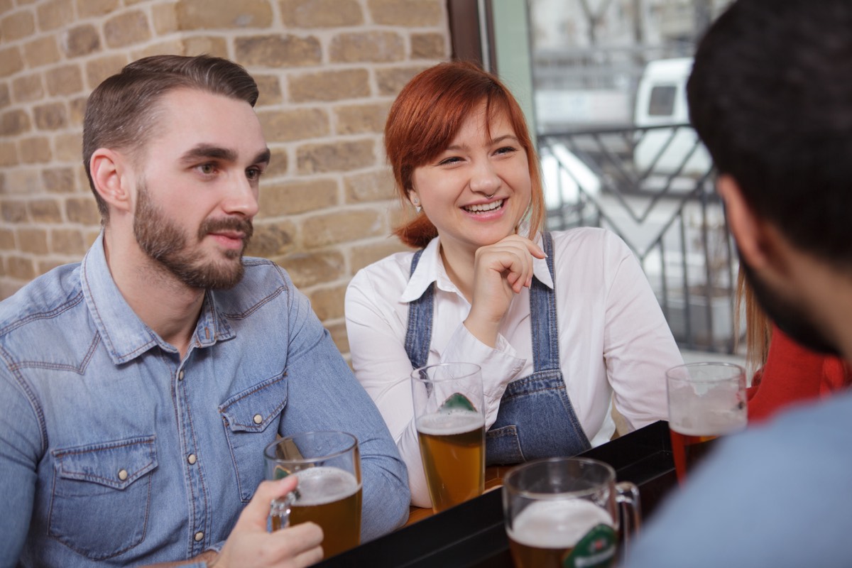 a table of pints