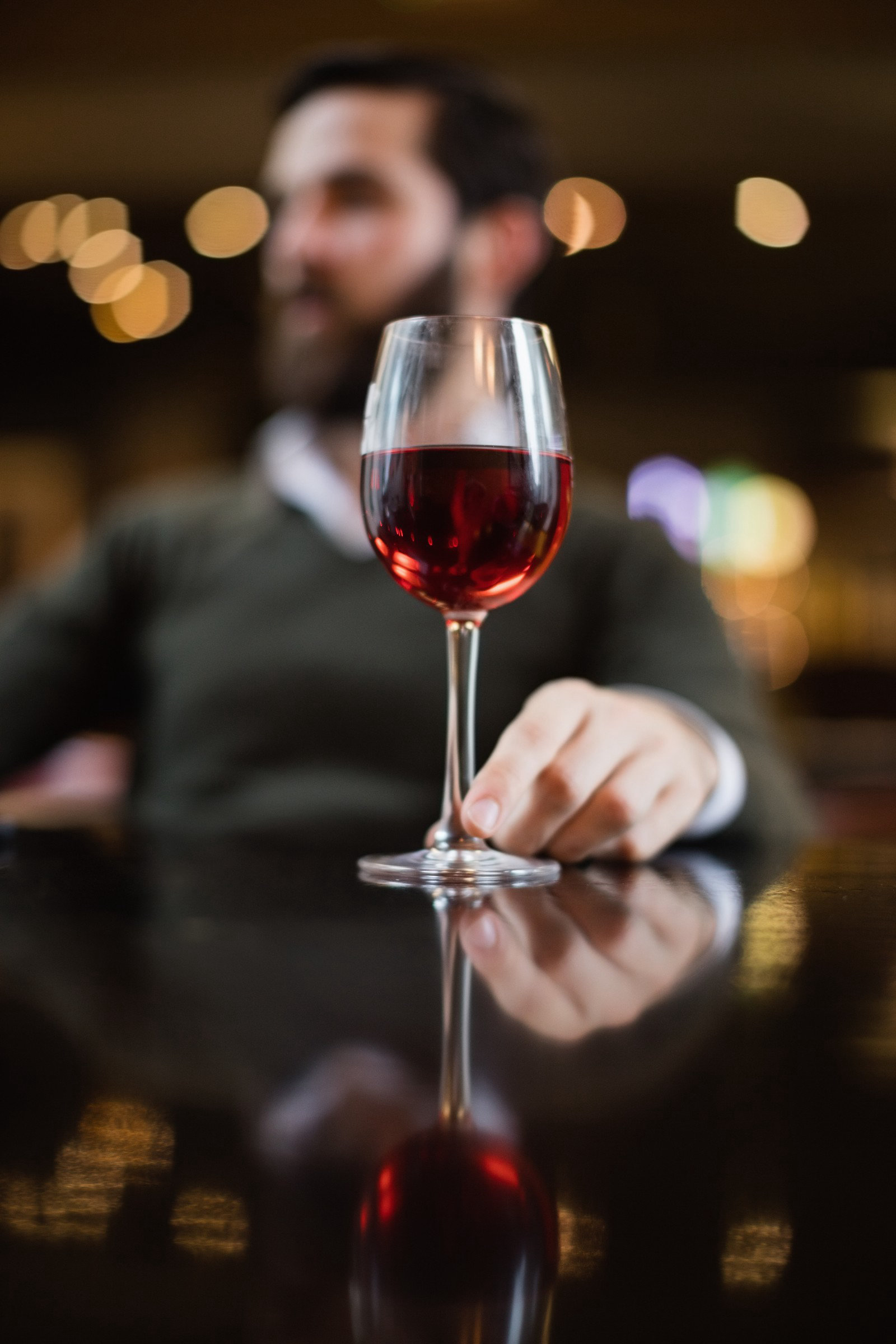 a glass at last light